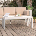 Table basse rectangulaire de jardin Ostara
