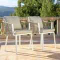 Lot de 2 fauteuils de jardin Amalfi - Mobellia