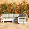 Salon de jardin d'angle Elba - 5 places - Mobellia