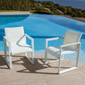 Lot de 2 fauteuils de jardin/repas Elba