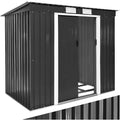 Abri de jardin métal 2,7 m² toiture monopente tôle en acier laquée et galvanisée
