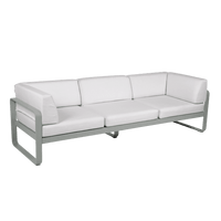Gartensofa BELLEVIE - 3-Sitzer mit Seitenkissen - Original Homestories