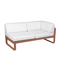 2-Sitzer Eckelement BELLEVIE mit Seitenkissen - Rechts | Fermob | Homestorys