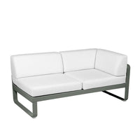 2-Sitzer Eckelement BELLEVIE mit Seitenkissen - Rechts | Fermob | Homestorys