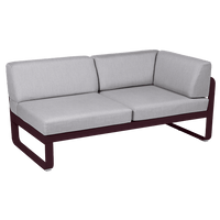 2-Sitzer Eckelement BELLEVIE mit Seitenkissen - Rechts | Fermob | Homestorys