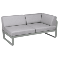 2-Sitzer Eckelement BELLEVIE mit Seitenkissen - Rechts | Fermob | Homestorys