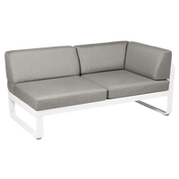 2-Sitzer Eckelement BELLEVIE mit Seitenkissen - Rechts | Fermob | Homestorys