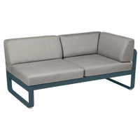 2-Sitzer Eckelement BELLEVIE mit Seitenkissen - Rechts | Fermob | Homestorys