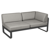 2-Sitzer Eckelement BELLEVIE mit Seitenkissen - Rechts | Fermob | Homestorys