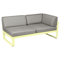 2-Sitzer Eckelement BELLEVIE mit Seitenkissen - Rechts | Fermob | Homestorys