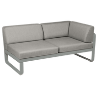 2-Sitzer Eckelement BELLEVIE mit Seitenkissen - Rechts | Fermob | Homestorys