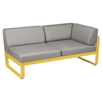 2-Sitzer Eckelement BELLEVIE mit Seitenkissen - Rechts | Fermob | Homestorys