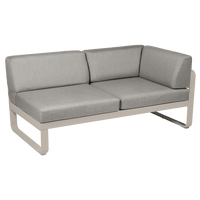 2-Sitzer Eckelement BELLEVIE mit Seitenkissen - Rechts | Fermob | Homestorys