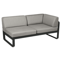 2-Sitzer Eckelement BELLEVIE mit Seitenkissen - Rechts | Fermob | Homestorys