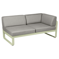 2-Sitzer Eckelement BELLEVIE mit Seitenkissen - Rechts | Fermob | Homestorys