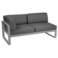 2-Sitzer Eckelement BELLEVIE mit Seitenkissen - Links - Original Homestories
