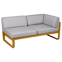 2-Sitzer Eckelement BELLEVIE mit Seitenkissen - Rechts | Fermob | Homestorys