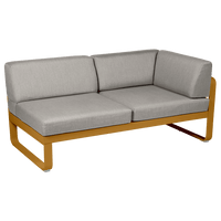 2-Sitzer Eckelement BELLEVIE mit Seitenkissen - Rechts | Fermob | Homestorys
