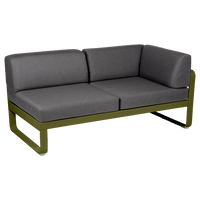 2-Sitzer Eckelement BELLEVIE mit Seitenkissen - Rechts | Fermob | Homestorys