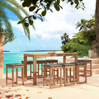 Lot de 2 tabourets de jardin Bornéo