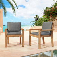 Lot de 2 fauteuils de repas Bornéo