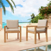 Lot de 2 fauteuils de repas Bornéo