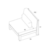 Fauteuil de jardin Bornéo