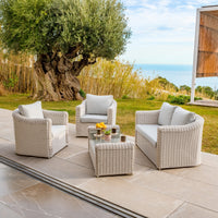 Salon de jardin Calvi - 4 places - Mobellia