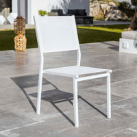 Chaise de jardin alu empilable Murano - Mobellia