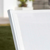Fauteuil de jardin alu empilable Murano