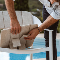 Lot de 2 fauteuils de jardin/repas Monte Carlo