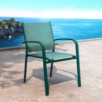 Fauteuil de jardin alu empilable Murano