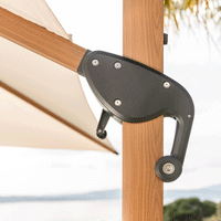 Parasol déporté Yucatan (L4 x 3m)
