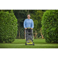 Pack tondeuse+coupe bordure RYOBI One+, 2x18V, l.37cm, 2 batteries 5Ah