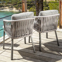 Lot de 2 fauteuils de jardin Amalfi
