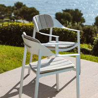 Lot de 2 fauteuils de jardin/repas Monte Carlo