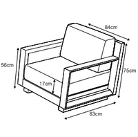 Fauteuil de jardin Elba