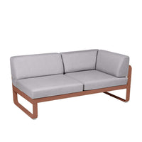 2-Sitzer Eckelement BELLEVIE mit Seitenkissen - Rechts | Fermob | Homestorys