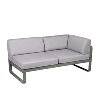 2-Sitzer Eckelement BELLEVIE mit Seitenkissen - Rechts | Fermob | Homestorys