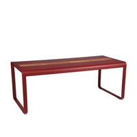 Gartentisch BELLEVIE mit Aufbewahrung - 196x90 | Fermob | Homestorys