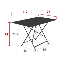 Garden Table Bistro - 117x77
