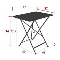Table de jardin BISTRO - 77x57
