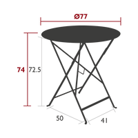 Table de jardin BISTRO - Ø77