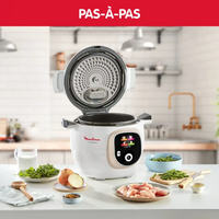 Multicuiseur Intelligent Moulinex Cookeo+ 6L (180 Recettes)