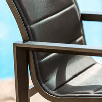 Lot de 2 fauteuils de jardin/repas Elba