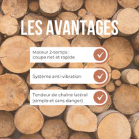 STIHL - Tronçonneuse à essence MS162 30.1cm³