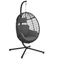 Fauteuil oeuf suspendu + coussins