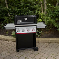 Barbecue gaz WEBER Spirit e-425 mix plancha noir