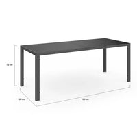 Table de jardin MADRID + 8 chaises