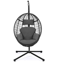 Fauteuil oeuf suspendu + coussins